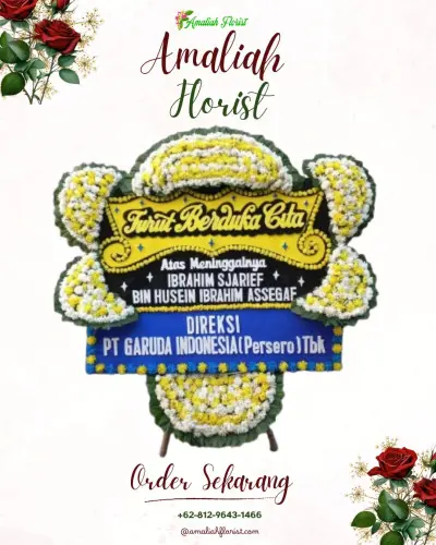 Papan Bunga Duka di Kartoharjo