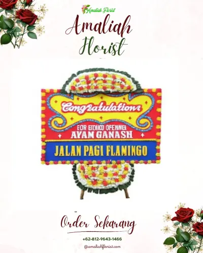 Bunga Papan Congratulation di Kartoharjo